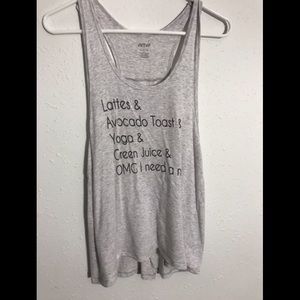 Aerie Grey Yoga Tank top